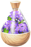 Blue canola flower petals icon.png