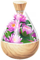 Red water lily petals icon.png