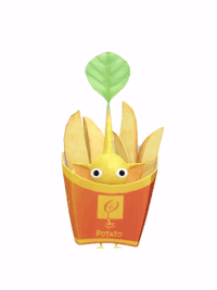 PB Yellow Pikmin burger.gif