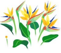 Yellow strelitzia flowers icon.png