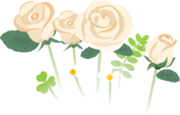 White rose flowers icon.png