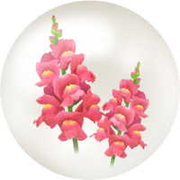 Red snapdragon nectar icon.png