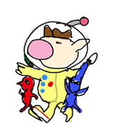 WarioWare Gold Olimar drawing.png