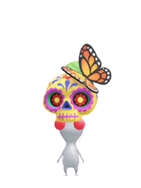 PB White Pikmin Calavera.gif