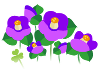 Blue camellia flowers icon.png