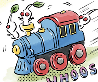 Pikmin Comic Unlimited Locomotive.png
