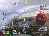 Blue Pikmin Attack Fiery Bulblax.png