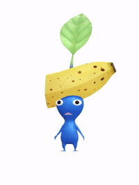 PB Blue Pikmin banana.gif