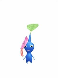 PB Blue Pikmin Valentine Sticker.gif