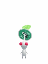 PB White Pikmin Winter Sticker.gif
