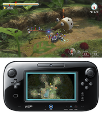 Pikmin 3 Gamepad gameplay.png