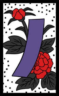 Hanafuda Blue Tanzaku Rock Pikmin.png