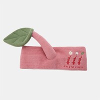 Jacquard Knit hairband red.jpg