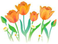 Yellow parrot tulip flowers icon.png