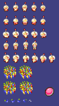M&LSS Olimar Pikmin sprites.png