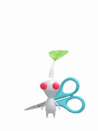 PB White Pikmin Scissors.gif