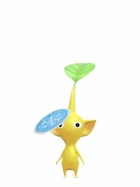PB Yellow Pikmin Winter Sticker.gif