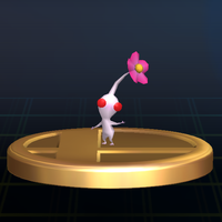White Pikmin trophy SSBB.png