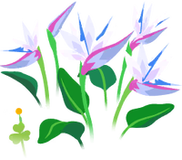 White strelitzia flowers icon.png