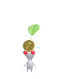 PB White Pikmin Coin (Rare).gif