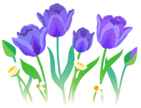 Blue parrot tulip flowers icon.png