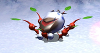 Pikmin carrying Snow Bulborb.png