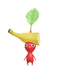 PB Red Pikmin banana.gif