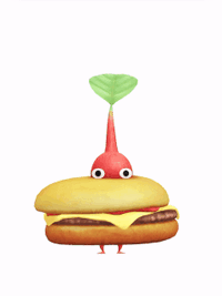 PB Red Pikmin burger.gif